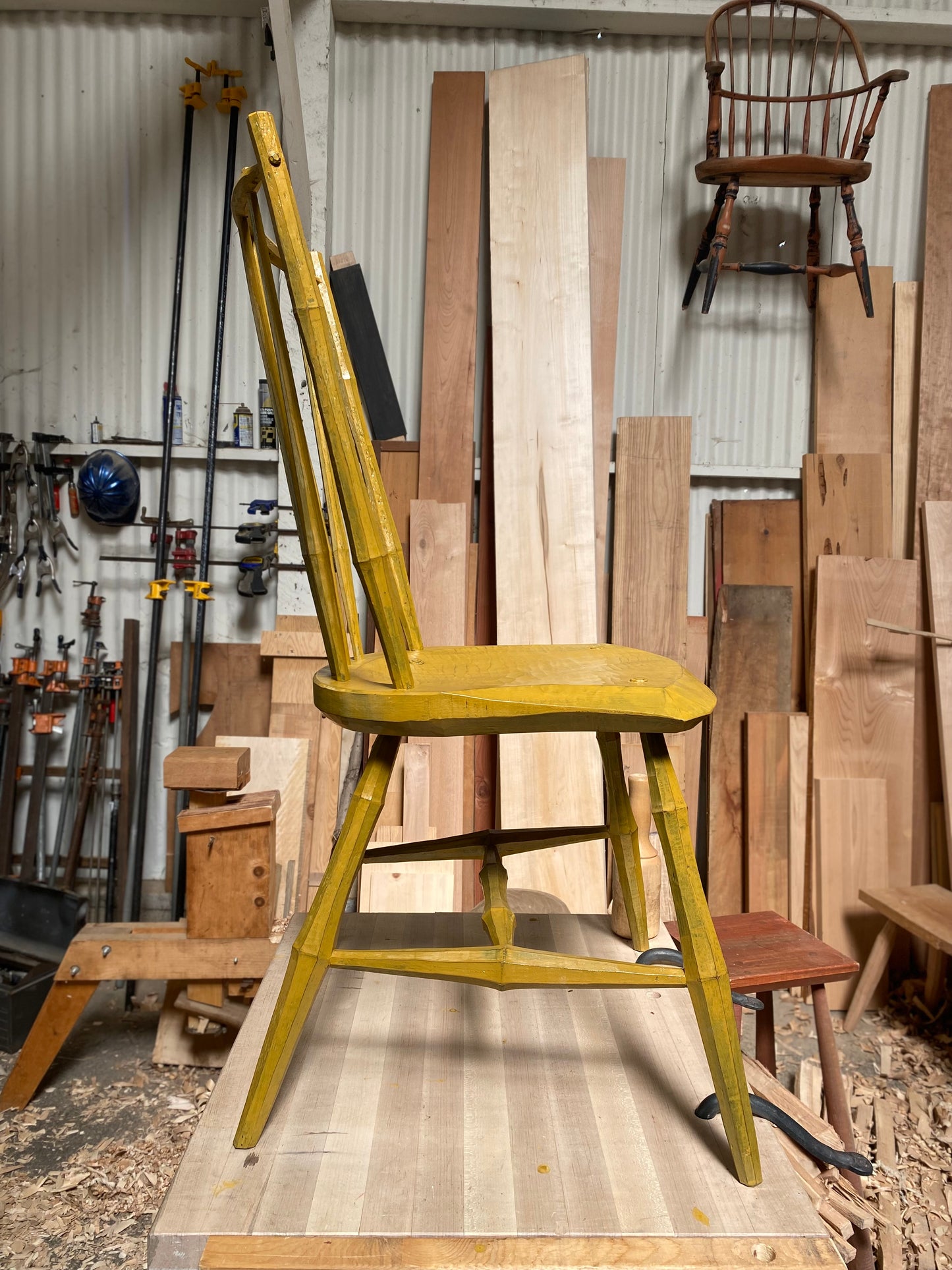 Yellow Democratic Chair